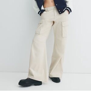 Dark Beige cotton Cargo Pants